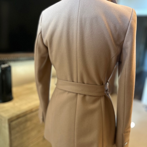 Ted Baker London Wool-Cashmere Wrap Coat (Camel) – Size 2 (US 6) - Picture 2 of 8